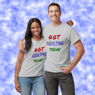 Vandaag niet met een vreemde tekst. t-shirt