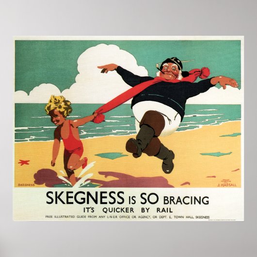 VANDAAG TE SKEGNESS c. 1908 Poster (Voorkant)
