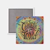 Vandaag vieren magneet (Voorkant / Achterkant)