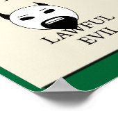 Vandaag voel ik me chaotisch goed poster (Hoek)