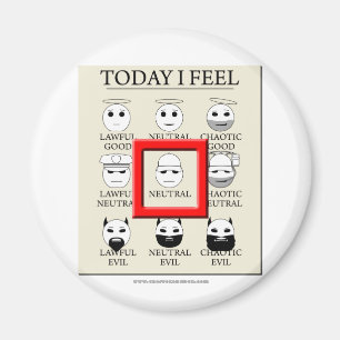 Vandaag voel ik me neutraal magneet