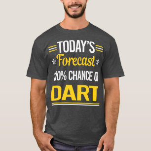Vandaag voorspelde kunst t-shirt