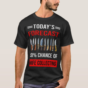 Vandaag Voorspelling Messen Verzamelende Messen T-shirt
