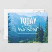 Vandaag was Geweldige Briefkaart (Voorkant / Achterkant)