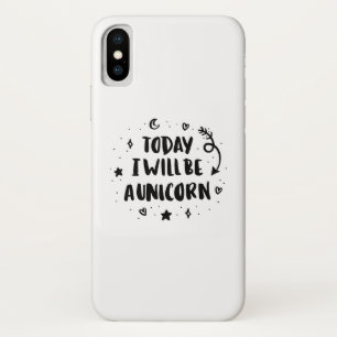 Vandaag word ik een Unicorn iPhone X Hoesje