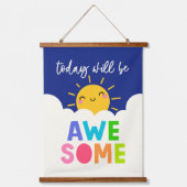 Vandaag wordt het Geweldige Hangend Wandkleed (Voorkant)