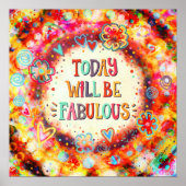 Vandaag zal het geweldig zijn poster (Voorkant)