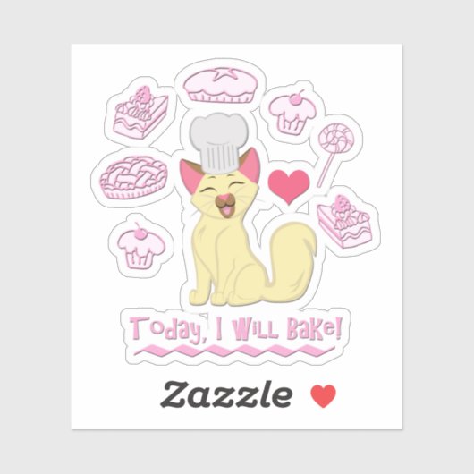 Vandaag zal ik baken! sticker (Vel)