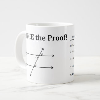 Vandaar het bewijs extra grote mok