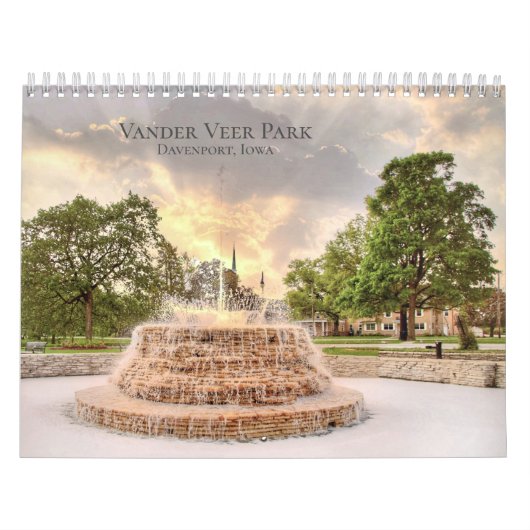 Vander Veer Park Davenport Iowa Calendrier (Protection)
