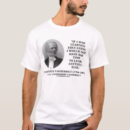 Vanderbilt heeft geen tijd gehad om te leren t-shirt