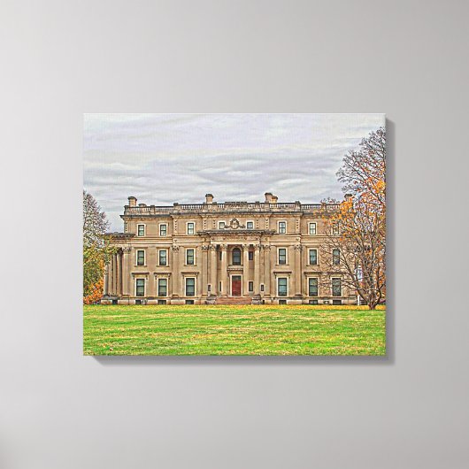 Vanderbuilt Mansion Canvas Afdruk (Voorkant)
