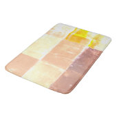 Vandretti Gele zachte kleuren Badmat (Gekanteld)