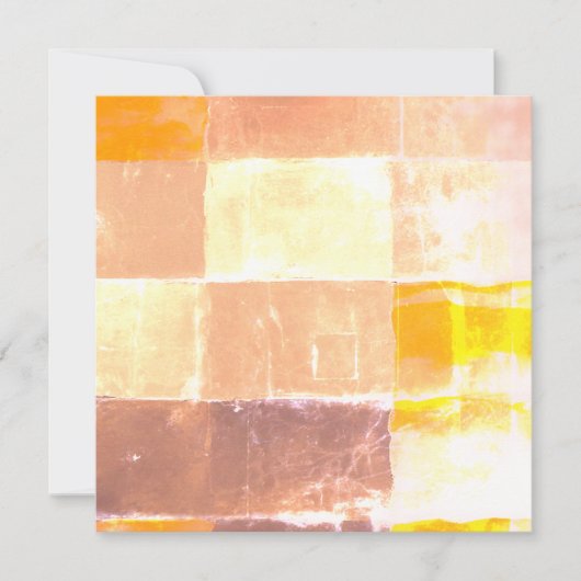 Vandretti Gele zachte kleuren Kaart (Voorkant)