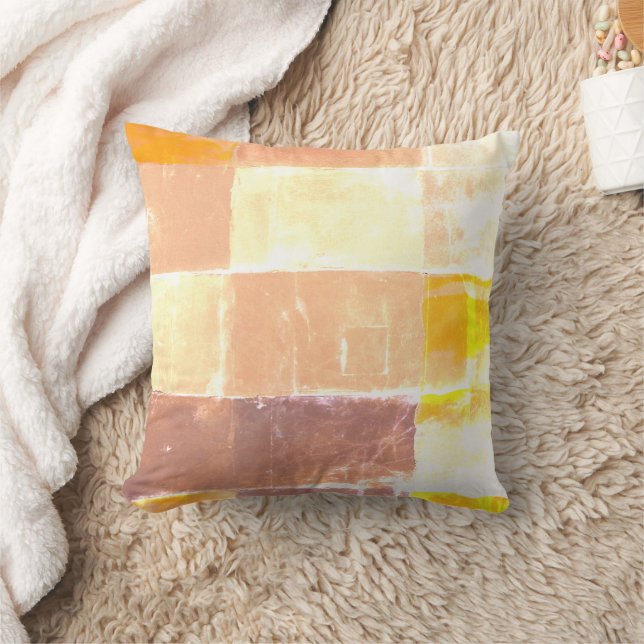 Vandretti Gele zachte kleuren Kussen (Deken)