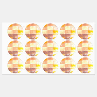 Vandretti Gele zachte kleuren Labels