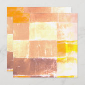 Vandretti Gele zachte kleuren Save The Date (Voorkant / Achterkant)