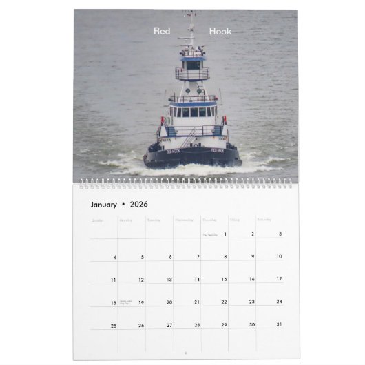 Vane Bros. Tugs Sur La Rivière Hudson Calendrier 2 (Jan 2026)