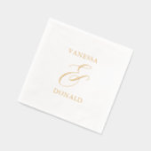 Vanessa Modern Wedding Folie Servetten (Links)