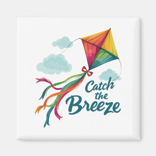 Vang de Breeze Flying Kite Magneet