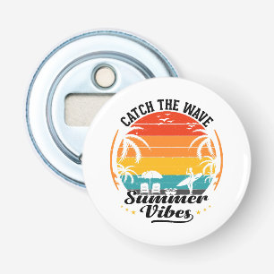 Vang de golf zomerstemming button flesopener