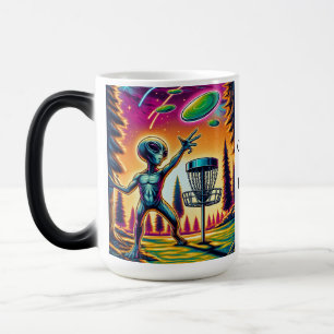 Vang de wind Alien Disc Golf Magische Mok