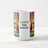 Vang de wind | Alien Disc Golf Magische Mok (Midden)