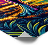 Vang de wind | Alien Disc Golf Poster (Hoek)