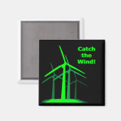 Vang de Windmagneet Magneet (Voorkant / Achterkant)