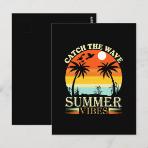 Vang de Zomer Golf Beweging Briefkaart