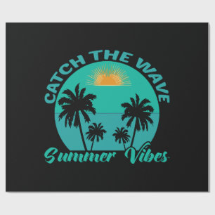 Vang de Zomer Golf Beweging Cadeaupapier