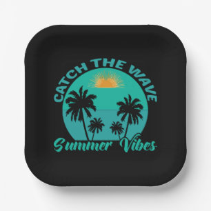 Vang de Zomer Golf Beweging Papieren Bordje