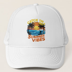 vang de zomer golven trucker pet