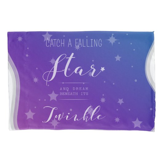 Vang een Falling Star Kussensloop (Voorkant-Links)