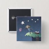 Vang een Falling Star - Verzamel Button (Voorkant /achterkant)