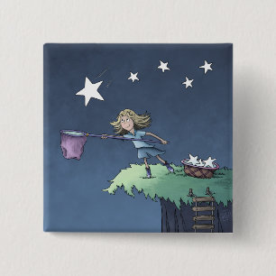 Vang een Falling Star - Verzamel Button