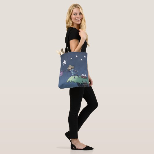 Vang een Falling Star - Verzamel Canvas tas (Op model)