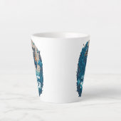 Vang een golf met de tijger latte mok (Voorkant)