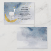 Vang een Star Bunny Elephant Gift Display Douche Informatiekaartje (Voorkant / Achterkant)