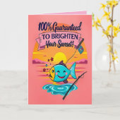Vang een stralend nieuw jaar! Verjaardag Kaart (Gele Bloem)