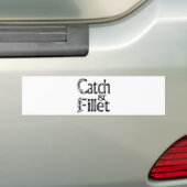 Vang & Fileer Bumpersticker (Op auto)