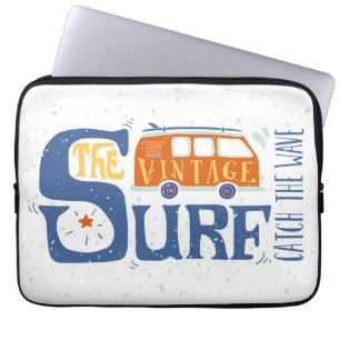 Vang het Poster van de Golf Laptop Sleeve