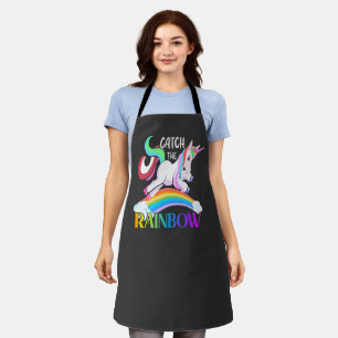 Vang het Regenboog Eenhoorn Ontwerp Schort