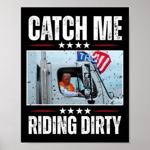 Vang Me Vuil Rijdend Garge Trots Om Garge Te Stemm Poster