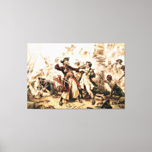 Vang, Piraat Zwartbaard, Rache van Koningin Anna Canvas Afdruk