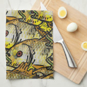 Vang van de dag (St. Andrew) Theedoek (Quarter Fold)