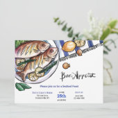 Vang van de dag Vis en zeevruchten Kaart (Staand voorkant)