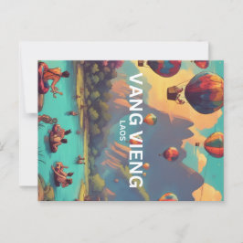 Vang Vieng Briefkaart