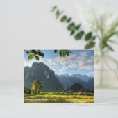 Vang Vieng Laos Briefkaart (Staand voorkant)