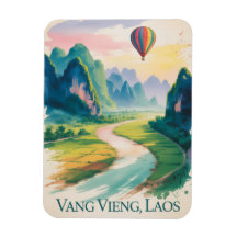  Vang Vieng Laos Heet luchtballon Reizen 